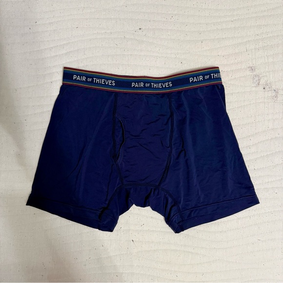 Pair of Thieves Men's Dark Blue Boxer Briefs - Picture 1 of 1